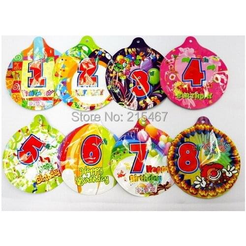 500 piece/lot) Auto inflatable Birthday mylar FOIL balloon 11cm diameter for party favour and kid room decoration