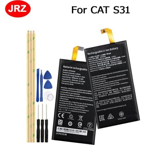 Battery APP00240 For CAT S31 4000mAh Mobile Phone Replacement Batteria Batterie For CAT S31 Accumulator AKKU with Tools