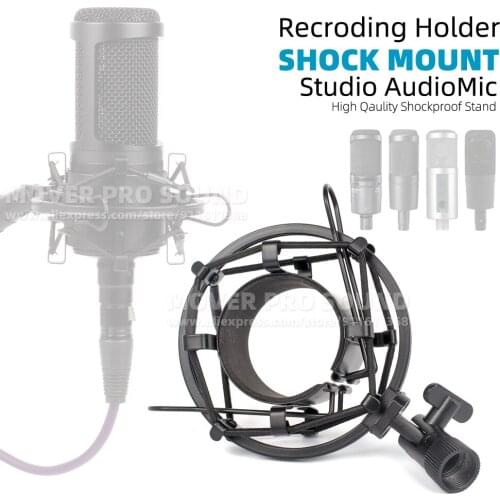 Suspension Microphone Shock Mount For Audio Technica AT3035 AT4033 AT3060 AT 3035 4033 3060 4047 Mic Stand Holder ShockMount