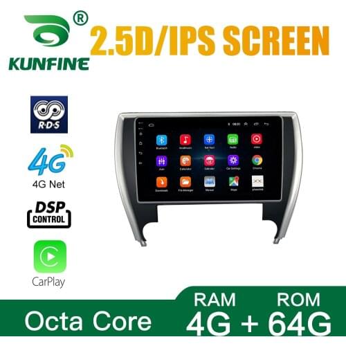 Car Stereo For Toyota Camry 2015 Octa Core Android 10.0 Car DVD GPS Navigation Player Deckless Radio Headunit
