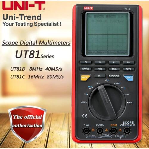 UNI-TUT81 series digital multimeter / UT81B, UT81C oscilloscope digital multimeter