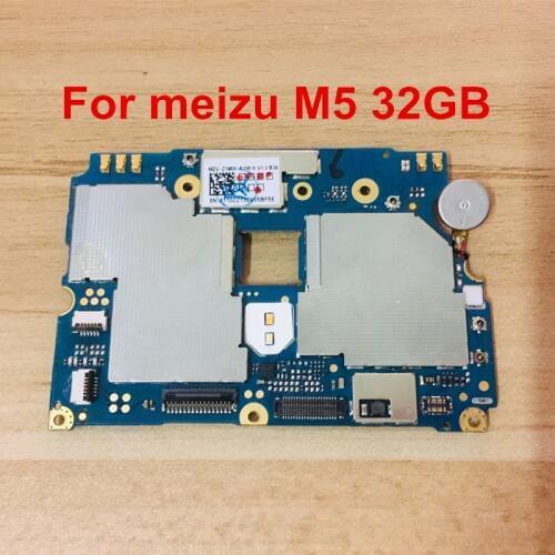 Goodwork Unlocked Mobile Electronic Panel Mainboard Motherboard Circuits Flex Cable With Firmware For meizu M5 32GB