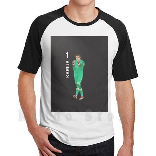 Loris Karius 11-T Shirt Cotton Men DIY Print Cool Tee Loris Karius Football Club Anfield Ynwa Number 1 Goal Keeper Football