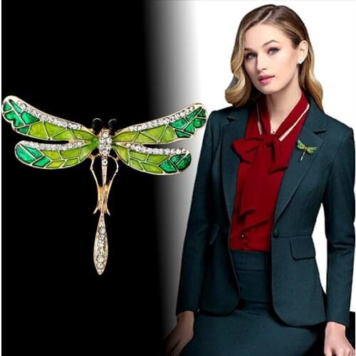 Jiujue Dragonfly Brooches For Clothes