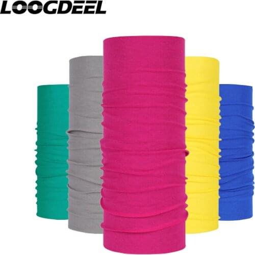 LOOGDEEL Cycling Bandana Absorb Sweat Wick Moisture Quick-drying Breathable Skin-friendly Outdoor Sports Fishing Headwear Mask