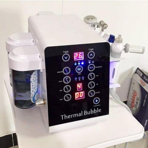 Multifunction 6 in 1 Dermabrasion Hydra Water Oxygen Sprayer Machine Facial Cleaning Skin Rejuvenation Tightening Face Lifting