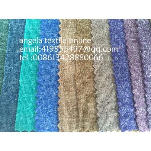Soft Wholesale Knit Thick Fabrics Yards High Quality Jersey fabrics Dress clothes Polo T-shirt Width150 cm
