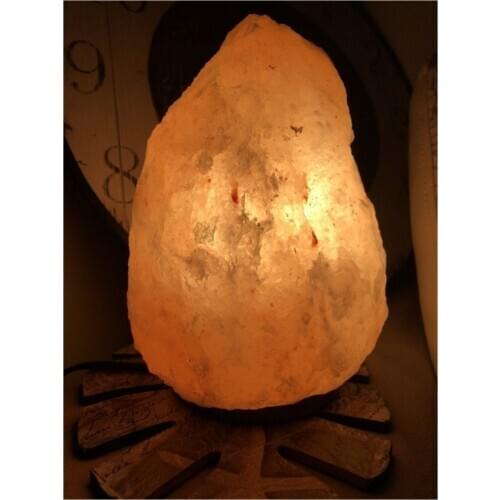 Salt Lamp 3-4Kg Original Rock Salt, lampshade Night Lamp high efficient hand engraving USB wood base Himalayan rock salt lamp Air