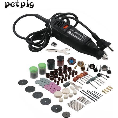 Petpig 180W Multitool Woodworking Polishing Electric Tool 220V Machine Polishing Making Tool Cutting and Drilling Tool Sets