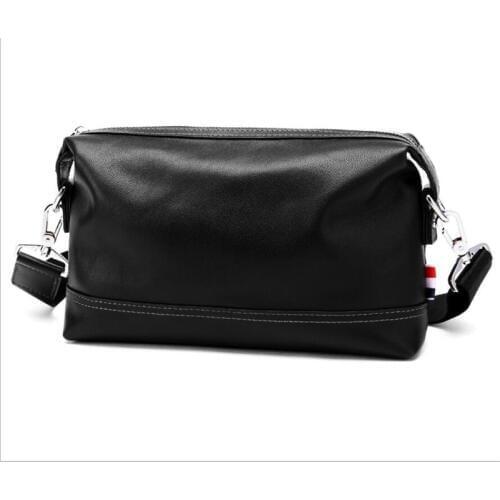 Casual genuine leather shoulder bag for men ,promotional Ipad bag, mens leather bag,vintage messenger bag