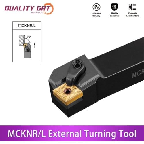 Q.Grt MCKNL2525M12 MCKNL2020K12 MCKNR2525M12 External Turning Tool Holder Carbide Inserts CNMG MCKNL/R CNC Lathe Cutting Tools