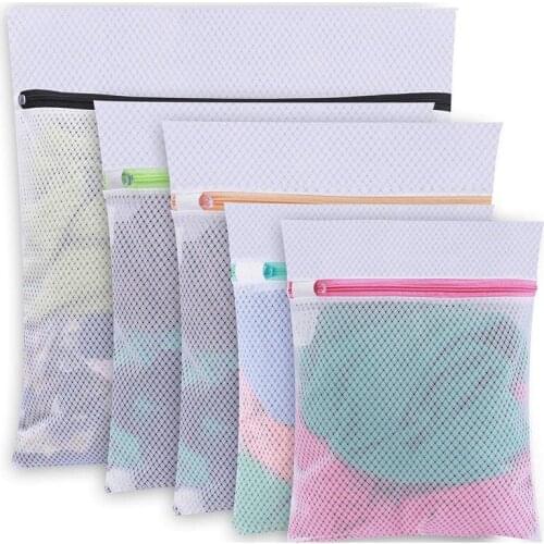 Mesh Laundry Bags for Sweater,Blouse,Hosiery,Bras,Etc. Upgraded Laundry Bags for Travel Storage Organization (5 Set)