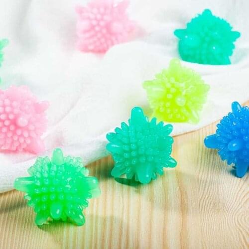 4 pcs Magic Laundry Ball For Cleaning Reusable Washing Machine Clothes Softener Starfish Shape Solid Household Cleaning Balls