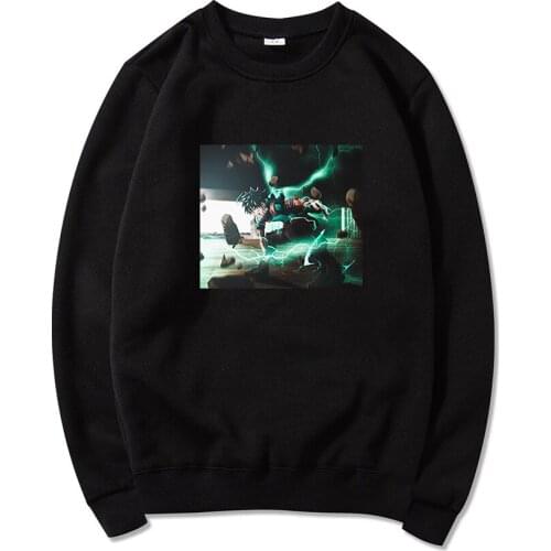 Anime Sweatshirt My Hero Academia Bakugou Katsuki Hoodies Men Women Harajuku Sweatshirt Dropship Pullover Tracksuit Sudadera
