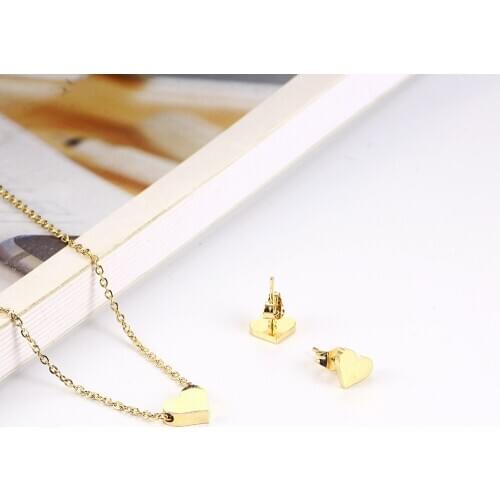 OUFEI Stainless Steel Jewelry For Woman Vogue 2019 Necklace And Earring Set For Lovers Jewelry Accessories Bohemian