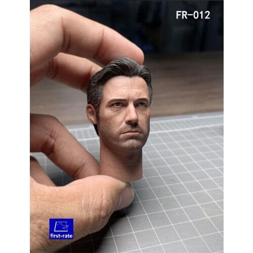 1/6 Ben Affleck Head Sculpt PVC Head Carving Fit 12'' Male Figure Body