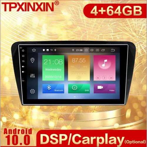 2 Din Carplay Android Radio Receiver Multimedia For VW Skoda Octavia 2008 2009 2010 2011 2012 2013 2014 2015 Recorder Head Unit