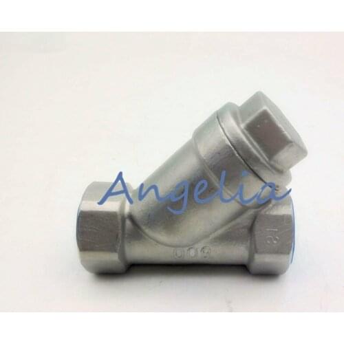 3" DN80 BSP 304 Stainless Steel Mesh Strainer Booster Pump Inline Y Filter Female thread