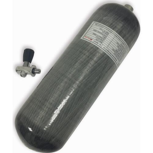 AC1090 Acecare 9L CE PCP Carbon Fiber Cylinder With Diving Valve Airsoft Airforce Condor Air Rifle Paintball Airgun Co2 Pellets