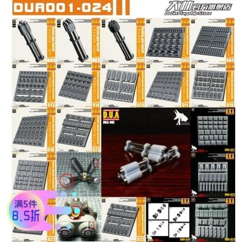 DUA Gundam 001-024 Details Upgrade Accessories Action figure Detail Modification Parts Set Outer Armor Heat Sink Spout