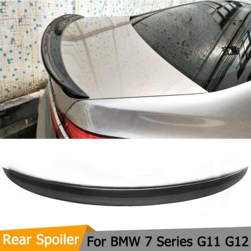 Trunk Spoiler Wing for BMW G11 G12 740i 750i 2016 2017 2018 Carbon Fiber Racing Rear Boot Spoiler