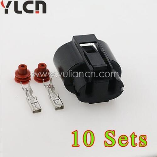 Free shipping 10 sets kit auto cable connector, knock sensor plug 6189-0591