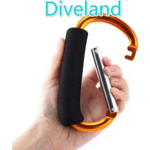 Scuba Diving Bold Large Size Aluminum Alloy Carabiner Multifunctional Hanging Buckle Keychain Handing clip secure lock carabiner