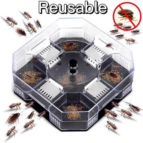 Cockroach Trap Box Reusable Eco-Friendly Roach Catcher Trap for Indoor Kitchen