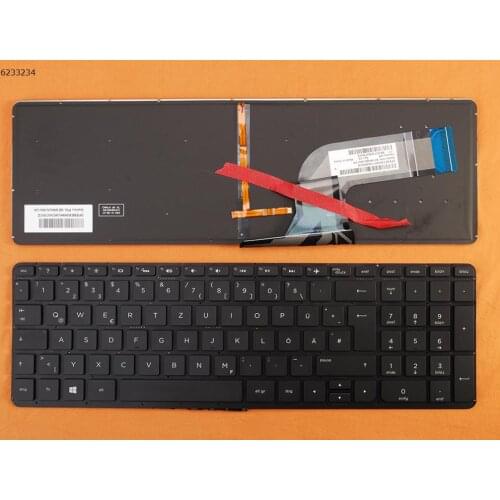 German QWERTZ New Keyboard for HP Pavilion 15-P000 15-P 15t-p000 15z-p000 17-F 17-F000 17t-f000 17z-f000 Laptop with Backlit