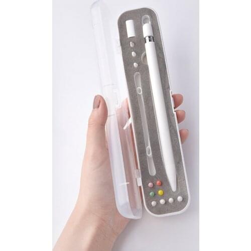 Portable Clear Shockproof Travel Carrying Case Holder For Ipad Pencil Protective Box for Apple Pencil 1 2 Accessories hot sale