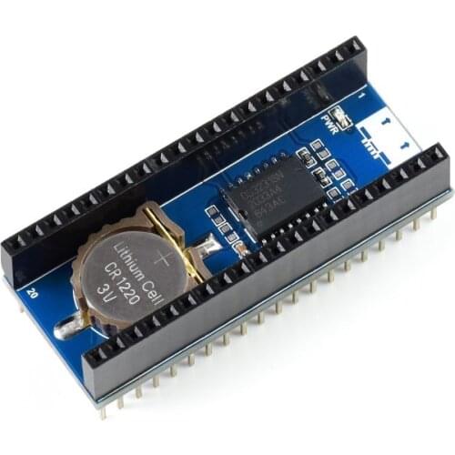 Precision RTC Expansion Board Module for Raspberry Pi Pico, GPIO Interface Onboard DS3231 Chip