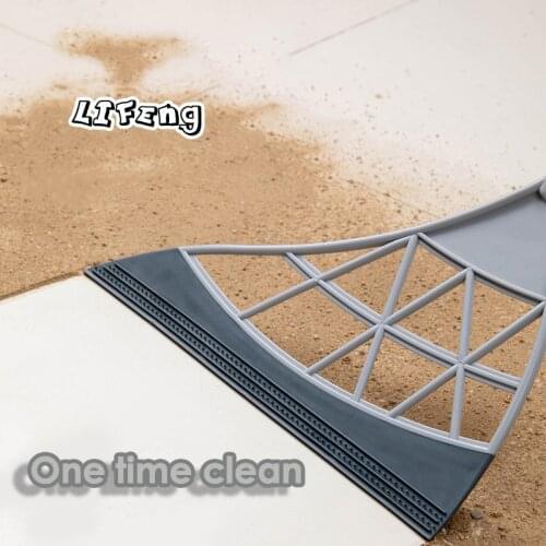 Squeeze Mop Dual-Use Foldable Broom Floor Glass Mop Wiper Mop Household Pet Hair Removal Brushes Clean Tools for Washing Windows