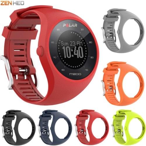 Silicone Watchband Strap For Polar M200 GPS Sports Watch Band Replacement Bracelet Belt for Polar M200 Wristband
