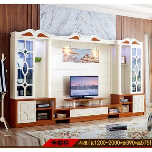 Modern High Living Room Wooden furniture lcd TV Stand 0317