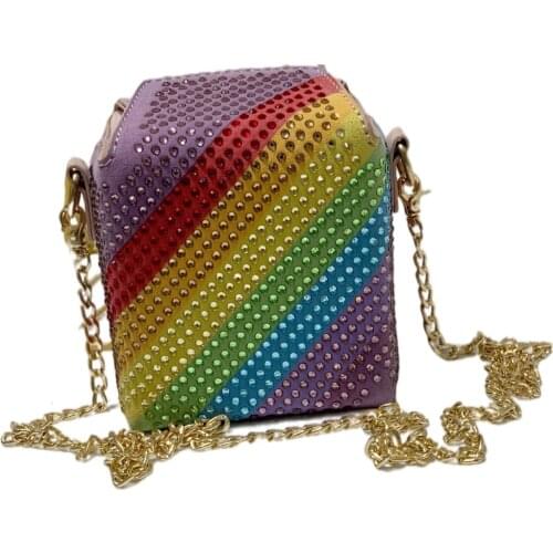 Clutch Bag Wedding Womens Luxury Party Clutch Purses for Women Evening Party Bags Iridescent Rhinestone Fashion Clutches