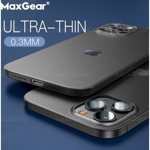 Slim Matte Transparent PP Phone Case For iPhone 11 12 Pro Max Mini XS XR X 6 S 7 8 Plus SE 2020 0.3mm Ultra Thin Soft Hard Cover