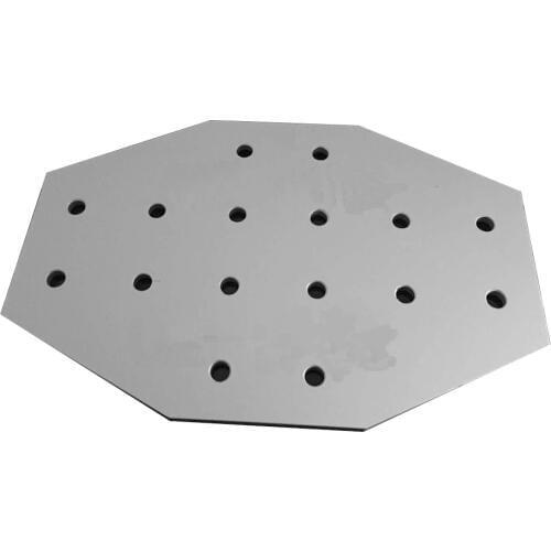 1PCS 16 hole 6060/8080 cross type 90 Degree Joint Board Plate Corner Angle Bracket Connection for Aluminum Profile