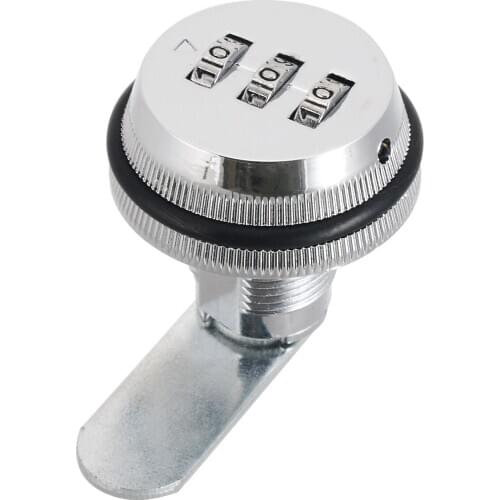 1pc KEYLESS Digit Combination Cam Lock Mailbox Cabinet Password Cam Lock Sliver Zinc Alloy Home DIY Furniture Hardware