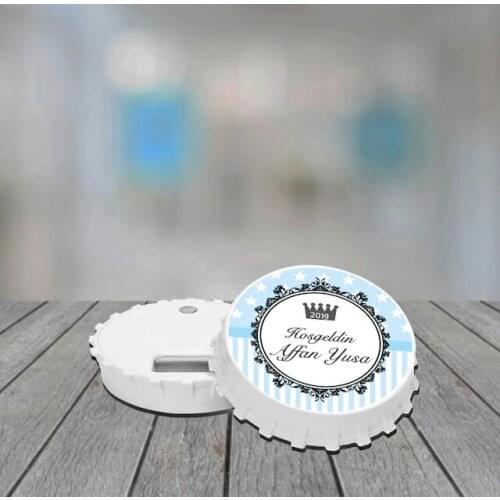 30 pcs Personalized The Opener Magnet-Blue crown 332381564