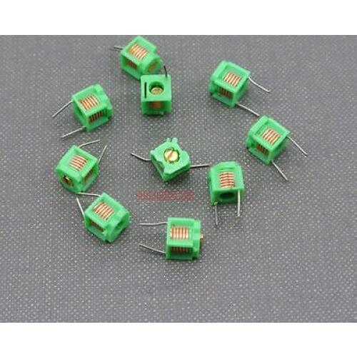 100pcs Variable Inductors Assortment,Coil adjustable,1.5T-5.5T