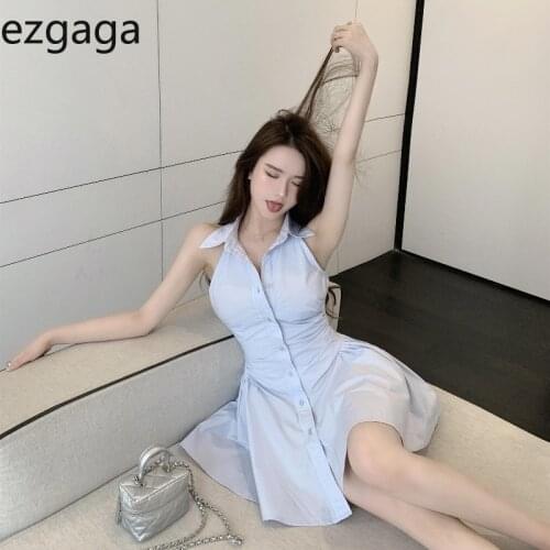 Однотонные летние платья Ezgaga China At AliExpress