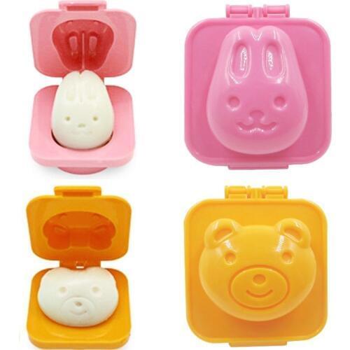 1PCS Sushi Mold Children Rice Vegetable Roll Making Tool Cute Cartoon Shape Jelly Mould Baby Kid Food Cooking Tools Color Radom