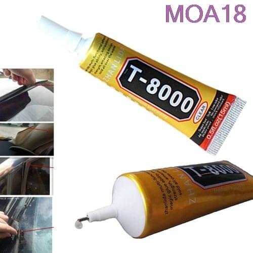 Hot Sale 15ml T8000 Adhesive Glue Clear Glue Epoxy Resin for Glass Flower Pot Crystal Fabric Rhinestones