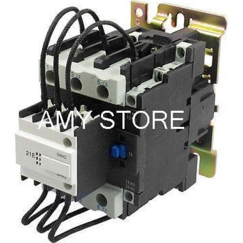CJ19-63 Ui 500V 220V Coil 63A Pole 1NO Changeover Capacitor AC Contactor