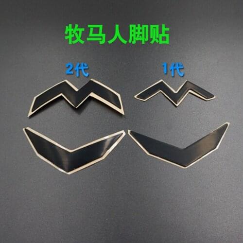 1pcs 3M Mouse Skates for DAREU Wrangler EM915 WCG EM925 horsemen first second generation 0.6MM Gaming Mouse Feet Replace foot