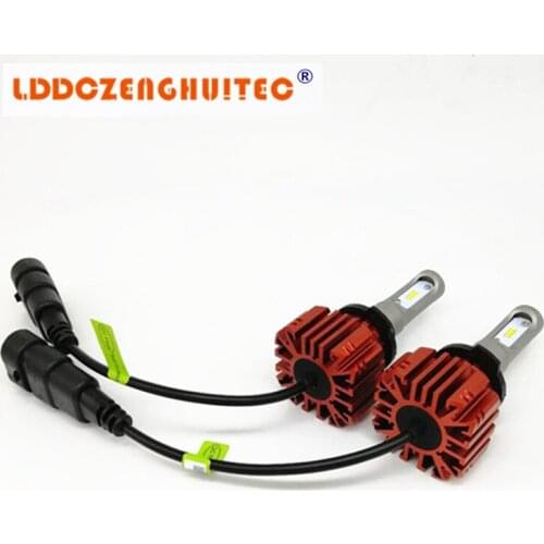 LDDCZENGHUITEC H4 H7 H13 H11 H1 9005 9006 CSP 40W 4000LM All In One Car LED Headlights Auto Head Lamp Fog Light Automotive LED B