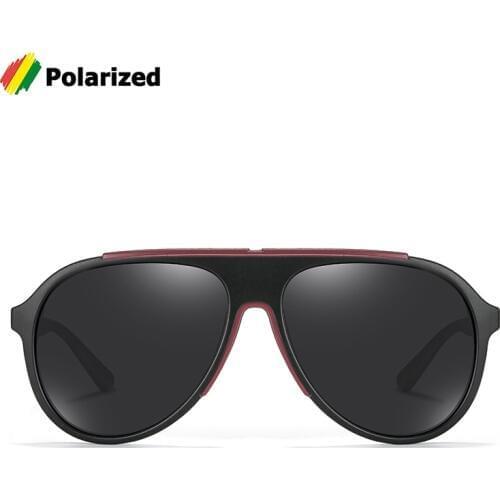 JackJad New Fashion TR90 Pilot Style Polarized Sunglasses Driving Double Color Frame Brand Design Sun Glasses Oculos De Sol 3308