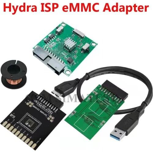 Original Hydra Tool eMMC ISP Adapters Tool with eMMC and ISP pinouts USB 3.0 Support for Hydra dongle