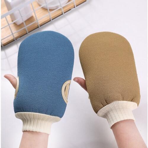 Bath Golves Peeling Exfoliating Mitt Glove Back Scrub Exfoliating Body Massage Double Rubbing Towel Bath Exfoliating Glove
