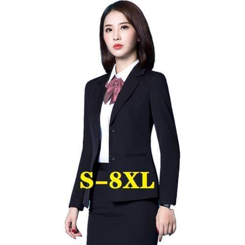 Blazers Womens jacket Plus Size Blazer Women Jacket Female Oversize Coat Womens Lady Office Tops Womens clothing Free Shipping